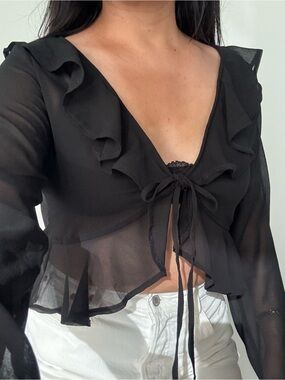 KAT THE LABEL  - Winnie Blouse in Black